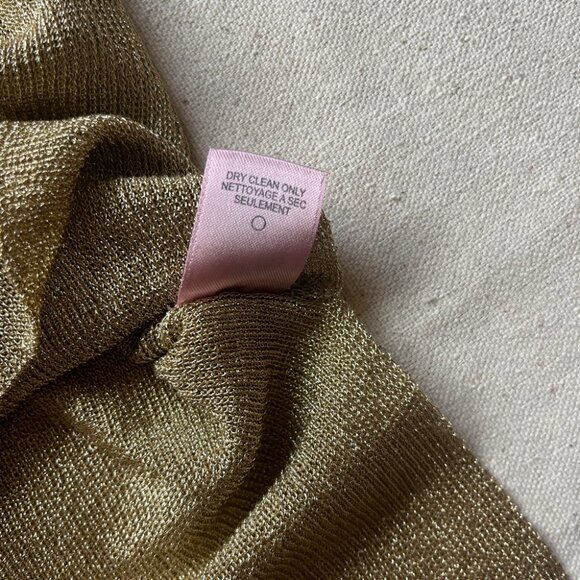 Calypso St. Barth | Metallic Knit Sleeveless Top - Gold / Sz S - Picture 8 of 10